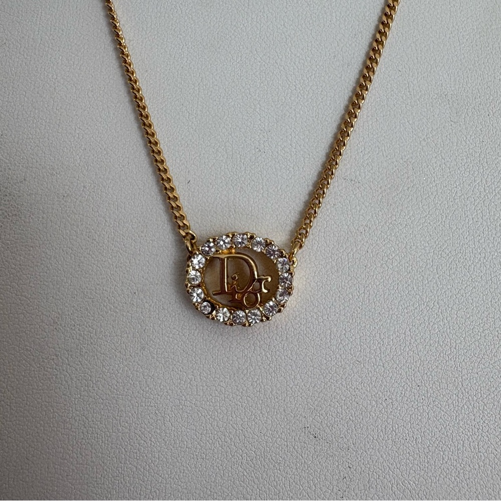 Dior Gold Necklace /w Original Box - Picture 11 of 13